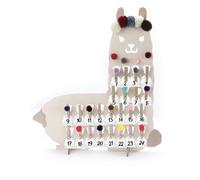 Calendrier de l'Avent - GRAINE CRÉATIVE - Lama - 37 cm - Beige - Bois - Mixte