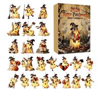 Calendrier De L'Avent Halloween À Pendentif 24 Jours De Souvenirs Plats 2D