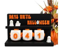Calendrier De L'Avent Halloween Ornement De Table Fantôme Réutilisable