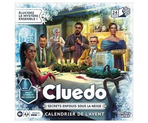 Calendrier de l'Avent Hasbro Gaming Cluedo Secrets Buried Under the Snow Calendrier 24 jours Mystère Tons hivernaux