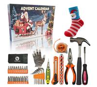 Calendrier de l'avent homme,calendrier de l'avent outils 24 Outils Pratiques Calendriers de l'avent Garcon pour Papa Grand-Père Homme Petit Ami Neveu Oncle Frère