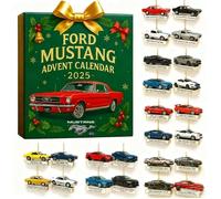 Calendrier de l'Avent - HONO - Noël 2025 - Thème F1 - Ornements Voiture - Métal Moulé