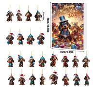 Calendrier de l'Avent - HONO - Première édition - 26CM*18CM - Figurines en plastique