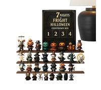 Calendrier De L'Avent Horreur, 31 Jours Effrayants Boîte Avent Halloween Avec PetitePoupée | Collection Charmes Effrayants Pour Fêtes Cheminée Table Porte D'Entrée Sac À Dos Sac Étagères