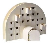 Calendrier de l'Avent Igloo 44 x 32 cm Beige G