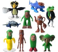 Calendrier De L'Avent Italien Brainrot, Lot De 24 Figurines Tung Tung Sahur Mini Figurines Brainrot Italien,Ensemble De DéCoration Pour Enfants Et Adultes,Cadeau de Collection (10pcs)