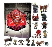 Calendrier de l'Avent JDR 2025-24 Cadeaux dont Miniatures, Dés & Goodies à Collectionner | Officiel Jeux de Rôle pour les Fans | Idée Cadeau de Noël pour les Parties de Jeu de Rôle