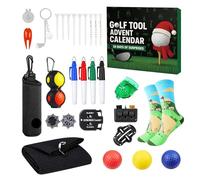 Calendrier De L'Avent Jouets - Sports | 24 Jours D'outils De Golf | Pour Hommes Adolescents Papa Mari Petit ami Aventure En Plein Air