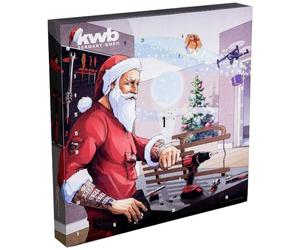 Calendrier de l'Avent kwb Expert 2022 pour les bricoleurs avec une chance de gagner, set d'outils y compris sacoche à outils comme complément idéal pour sa propre collection d'outils DIY