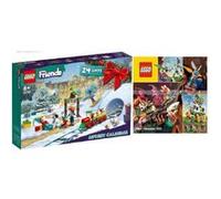 Calendrier de L'avent Lego 41758 Friends 2023 - 231 pieces + 1 Catalogue Lego 2023 - Set 2 En 1 - Noel