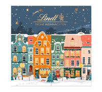 Calendrier De L'Avent Lindt Thème Maisons D'Hiver Monde Illustré 153G