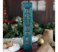 Calendrier de l'Avent littéraire - READVENT avec 25 mini classiques, surprise quotidienne, design vintage et contenu bonus - Décoration de Noël élégante pour les amateurs de livres (bleu)