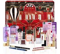 Calendrier De LAvent L'oréal Paris - 24 Produits Maquillage, Soins Visage Et Produit Cheveux - Grand Format - Coffret Cadeau Noël