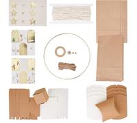 Folia Kit de bricolage 9386 Calendrier de l'Avent personnalisé avec macramé tendance Multicolore