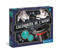Clementoni Calendrier de l'Avent Magie & Illusions – 24 tours, manuel illustré, dès 7 ans