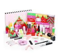 Calendrier De L'Avent Maquillage 2023 - Calendrier du Compte À Rebou De Noël | Outils De Maquillage Rouge À Lèvres À Paupières Ensemble De Cosmétiques pour Femmes Filles