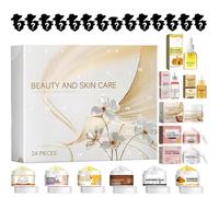 Calendrier de l'Avent Maquillage 2025,Calendrier De L'avent Maquillage,Calendrier De L'avent Beauté Pour Femmes,Coffret Maquillage,Soin Coréen Visage,Compte à Rebours De Noël,Pour Maman,Soeur,Amie (G)