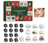 Calendrier De L'Avent Maquillage, Calendrier De L'Avent 2024 Maquillage, Advent Calendar 2024 Beauty, Pour Femmes Et Filles, Soin De La Peau, Crème Hydratante et Sérum (D)