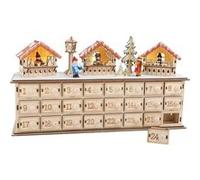 Calendrier De L'Avent Marché De Noël Beige G