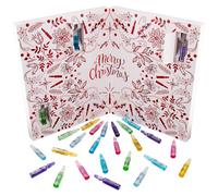 Calendrier de l'Avent Maxl Hallinger de Hallingers Maxl Hallinger - 24 ampoules - Calendrier de l'Avent beauté de qualité supérieure avec aide au décrochage - Idées cadeaux de Noël et cadeaux blancs