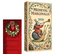 Calendrier de l'Avent Médiéval Noël Pièce Collector Acrylique 2D 24 Jours | Calendrier Compte à Rebours des Fêtes 2026 Pour Amateurs d'Art, Fans Fantasy, Bibliophiles Historiens Maison Appartement