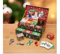 Boîte à souvenirs Minecraft Calendrier de l'Avent, 24 jours avec des cadeaux Minecraft & surprises de papeterie, décompte jusqu'à Noël, cadeau officiel sous licence pour les joueurs | Paladone