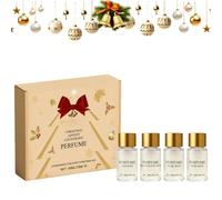 Calendrier De L'avent Mini Parfum, 4 Pièces Minis Parfum Femme Coffret De Parfums,Calendriér De L'avent Parfums Homme,Caléndrier De L'avent 2025 Parfum,Ecdf Parfumé Phéromones Pour Femme