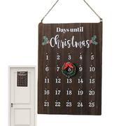 Calendrier de l'Avent mural, 25 jours de bijoux et de décoration pour Noël, compte à rebours pour Noël, pour la famille, les amis, la salle de classe, le salon, la chambre à coucher, la salle d'étude