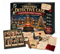Calendrier de l'Avent mystère 2026, Escape Room Puzzle Countdown | Calendrier de l'avent 24 jours mystère aventure avec puzzles escape room. 6 thèmes d'histoires : ouvrez une nouvelle