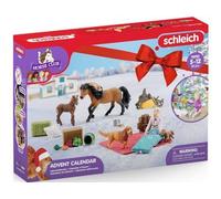 Calendrier De L'avent Noel 2023 Equestre Chevaux Pour Schleich Horse Club Equitation - Figurines Animaux Et Accessoires - Set Jouets Et Carte Tigre