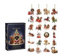 Calendrier De L'avent Noël 2026 Compte À Rebours 24 Jours Acrylique WHXH160 | Drôle, Animal, Chat, Chien, Squishy, Surprises, Enfants, Figurines, Vache, Dinosaure, Noel, Halloween, 2026 2027