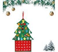 Calendrier de l'avent Noël,Calendrier de l'avent Noël feutre, Calendrier DIY, Décoration à Suspendre