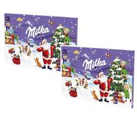 Calendrier de l'Avent Noël Enfant Chocolat Au Lait Milka - 200g - Lot de 2 - Vendu Par Lot - Offre Spéciale