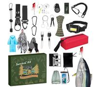 Calendrier De L'Avent Noël Survie Calendrier Compte à Rebours 24 Jours | Équipement Outdoor Et Outils De Survie Pour Hommes Papa Camping Rando Sac à Dos Pêche Chasse Aventure Plein