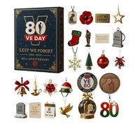 Calendrier de l'Avent | Ornement De Compte À Rebours En Acrylique 2D | Ornement D'Arbre Commémoratif 24 Jours | Pour La Célébration Des Fêtes De Noël Sur La Fenêtre Et