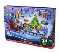 Calendrier de l'avent pat patrouille noel 2024 - aventures d'hiver - figurines chiens heros accessoires exclusifs - set jouet et carte