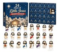 Calendrier de l'Avent « Petit Jésus » : 24 mini-figurines de Noël (2PCS)