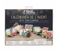 Calendrier de l'avent petit train à construire
