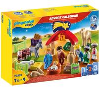 Playmobil Calendrier de l'Avent 1.2.3 Animaux et mangeoire