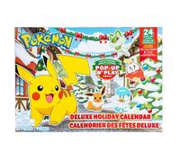 Jazwares Calendrier de l'Avent figurine Pokémon – avec lumière, son et 24 surprises