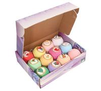 Calendrier de l'avent pour bombes de bain à base plantes, 12 pièces, cadeaux noël avec parfum longue durée pour filles