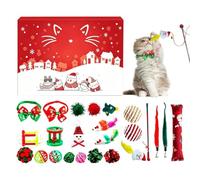 Calendrier de l'Avent pour chats Compte à rebours 24 jours | Calendrier de l'Avent de Noël pour chats 2026 Enrichissement Exercice Ennui Jeu Chaton Intérieur
