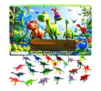 Calendrier de l'Avent pour Décompte de Noël,Calendrier de l'Avent Dinosaure 2025 pour - 24 Jours d'Activité Thématique d'Apprentissage pour et,Cadeau de Fête Familial pour Garçons et Filles