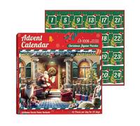 Calendrier de l'Avent pour enfants, Calendrier de l'Avent 2024 | Puzzle de Noël de 1008 pièces, 24 boîtes, calendrier de l'Avent, puzzle - Compte à rebours pour Noël, calendrier de l'Avent pour