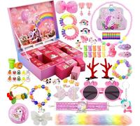 Calendrier de l'Avent pour filles, calendrier de l'Avent 2022 pour enfants, bijoux de 24 jours, cadeaux de Noël, accessoires pour cheveux, bracelet licorne, bague, collier, porte-monnaie