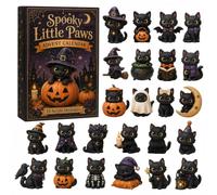 Calendrier De L'Avent Pour Halloween 24 Jours De Figurines Poupées Festives | Mini Décoration, Meilleur Cadeau Calendrier De L'Avent Amusante, Idéal Pour Fêtes, Célébrations Et Anniversaires