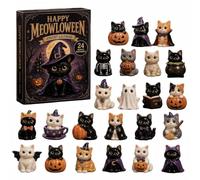 Calendrier De L'Avent Pour Halloween 24 Jours De Figurines Poupées Festives | Mini Décoration, Meilleur Cadeau Calendrier De L'Avent Amusante, Idéal Pour Fêtes, Célébrations Et Anniversaires
