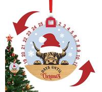 Calendrier de l'Avent pour le compte à Rebours de Noël - Panneau pour le calendrier de l'Avent de Noël pour le compte à rebours, panneau pour la porte du calendrier pour le compte à la rove