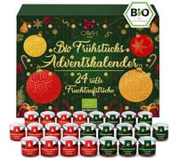Calendrier de l'Avent pour petit-déjeuner, confiture allemande, 2024, 24 verres, idée cadeau