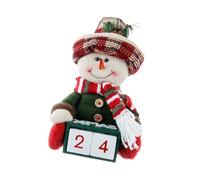 Calendrier de l'Avent pratique avec gnomes de Noël - Décoration de Noël - Compte à rebours en peluche